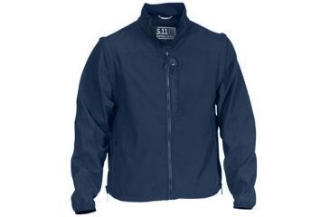 Image of 5.11 Tactical Valiant Softshell Jacket - Men's, Dark Navy, XS, 48167-724-XS