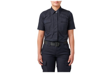 Image of 5.11 Tactical Flex-Tac TDU Ripstop Short Sleeve Shirt - Women's, Dark Navy, Extra Large, 61041-724-XL