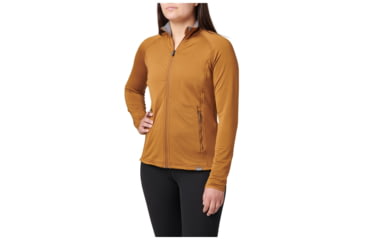 Image of 5.11 Tactical Stratos Full Zip Jacket - Women's, Pecan, Large, 62424-1012-L