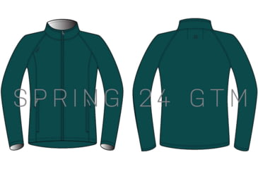 Image of 5.11 Tactical Stratos Full Zip Jacket - Women's, Deep Sea, Large, 62424-1073-L