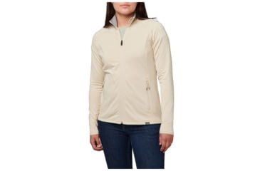 Image of 5.11 Tactical Stratos Full Zip Jacket - Women's, Vanilla, Extra Small, 62424-597-XS