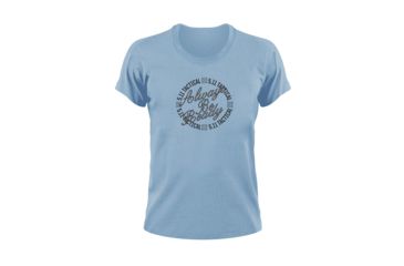 Image of 5.11 Tactical Women's Always Be Ready Circle Logo T Shirt - Sky Blue - M 31002AA-669-M