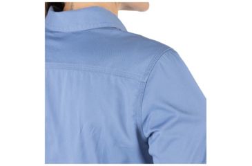 Image of 5.11 Tactical Women's Company Short Sleeve Shirt, Fire Med Blue, Small 61321-696-S