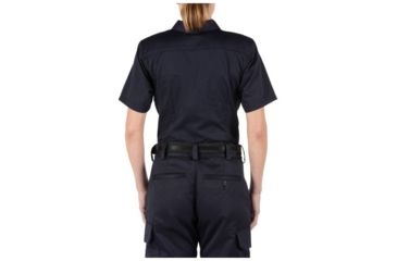 Image of 5.11 Tactical Women's Company Short Sleeve Shirt, Fire Navy, Extra Small 61321-720-XS