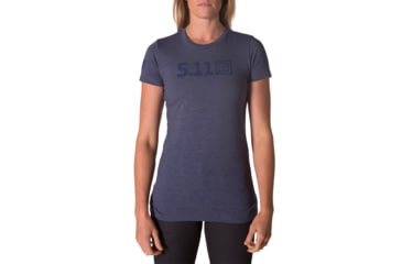 Image of 5.11 Tactical Legacy Tonal T-Shirt - Womens, Navy Heather, Extra Large, 31014AAKF-749-XL
