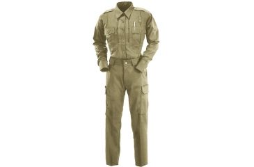 Image of 5.11 Tactical Womens A Class Shirt, Long Sleeve, Poly-Rayon - Silver Tan - 2XL-R 32053-160-XXL-R