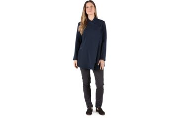 Image of 5.11 Tactical Womens Audrey Cover Up, Peacoat, Extra Small, 62078-787-XS