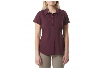 Image of 5.11 Tactical Womens Freedom Flex Woven Short Sleeve Shirt, Napa, XL 61311-564-XL