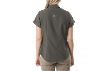 Image of 5.11 Tactical Womens Freedom Flex Woven Short Sleeve Shirt, Grenade, L 61311-828-L