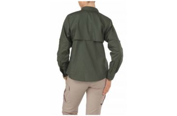 Image of 5.11 Tactical Taclite Pro Long Sleeve Shirt - Women's, TDU Green, XS, 62070-190-XS