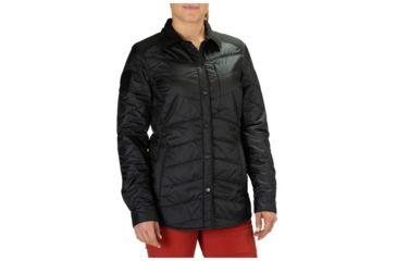 Image of 5.11 Tactical Womens Peninsula Insulator Shirt Jacket, Black, Extra Small, 62077-019-XS