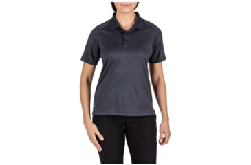 Image of 5.11 Tactical Performance Short Sleeve Polo Shirt - Women's, Charcoal, L, 61165-018-L