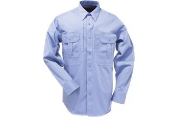 Image of 5.11 Tactical Womens Response Long Sleeve Uniform Shirt - Fire Med Blue - M-S 36102-696-M-S