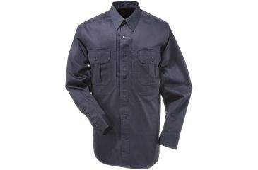 Image of 5.11 Tactical Womens Response Long Sleeve Uniform Shirt - Fire Navy - L-L 36102-720-L-L