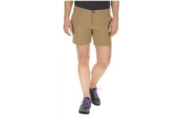 Image of 5.11 Tactical Womens Shockwave Shorts, Coyote, 18 63002-120-18