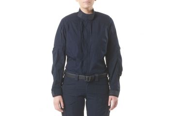 Image of 5.11 Tactical Womens XPRT Tactical L/S Shirt, Dark Navy, S 62024-724-S