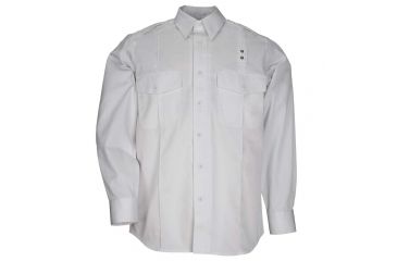 Image of 5.11 Tactical Class A Long Sleeve PDU Twill Shirt - Women's, White, XLT, 62064-010-XL-T