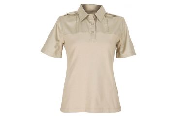 Image of 5.11 Tactical A Class PDU Short Sleeve Twill Shirt - Women's, Silver Tan, XSR, 61158-160-XS-R