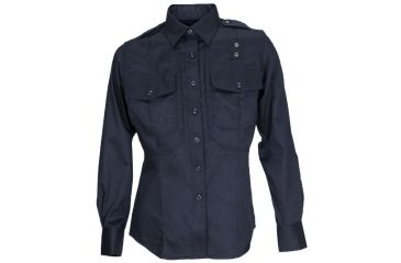 Image of 5.11 Tactical Class B PDU Long Sleeve Twill Shirt - Women's, Black, MR, 62065-019-M-R