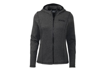 Image of Kuiu Outlet Base Camp Hooded Sweater - Women's, Charcoal, Extra Large, 7130025164958