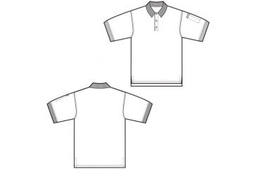 Image of 5.11 Tactical Professional Short Sleeve Polo - Men's, Small, Regular, White, 41060-010-S