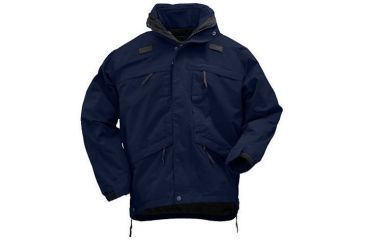 Image of 5.11 Tactical 3-in-1 Waterproof Parka - Men's, Dark Navy, Extra Small, 48001-724-XS