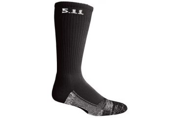 Image of 5.11 Tactical Level II 9 inch Sock, Black, Large - 59227-019-BLACK-L