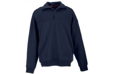 Image of 5.11 Tactical 1/4 Zip Job Shirt - Men's, Fire Navy, M, 72314-720-M
