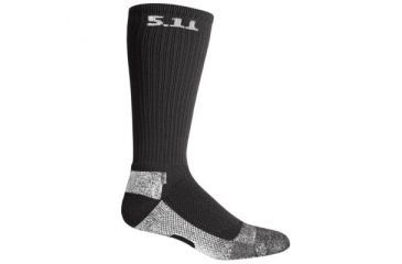 Image of 5.11 Tactical Level 1 9in Sock - Regular Thickness - Men's, Black, L, 59048-019-L
