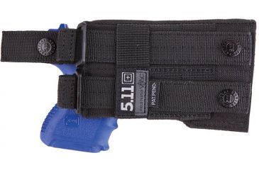 Image of 5.11 Tactical LBE Compact Holster L/H, Black, 58829-019-BLACK-1 SZ
