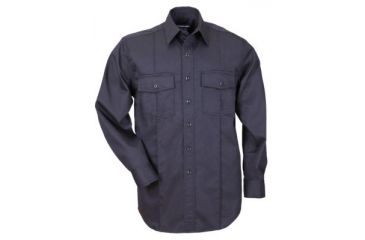 Image of 5.11 Long Sleeve Station Shirt, Fire Navy