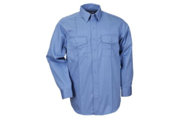 Image of 5.11 Long Sleeve Station Shirt, Fire Med Blue