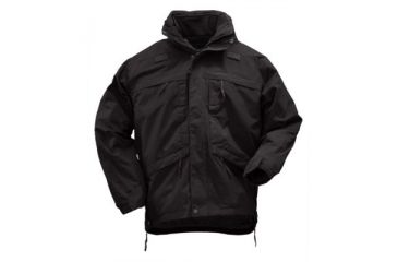 Image of 5.11 Tactical 3-in-1 Waterproof Parka - Men's, Black, Extra Small, 48001-019-XS
