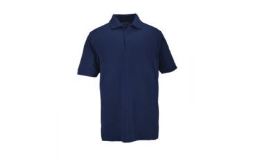 Image of 5.11 Tactical Professional Short Sleeve Polo - Men's, Large, Tall, Dark Navy, 41060T-724-L