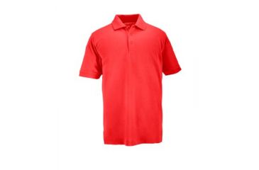 Image of 5.11 Tactical Professional Short Sleeve Polo - Men's, Small, Regular, Range Red, 41060-477-S