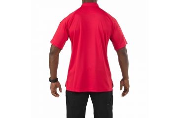 Image of 5.11 Tactical Performance Short Sleeve Polo - Men's, Medium, Regular, Range Red, 71049-477-M