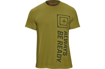 Image of 5.11 Tactical Recon ABR Logo T Shirt - Underbrush - XL 41186A-836-XL