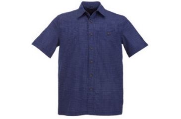 Image of 5.11 Tactical Covert Short Sleeve Shirt, Blue Plaid