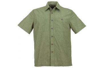 Image of 5.11 Tactical Covert Short Sleeve Shirt, Olive Plaid