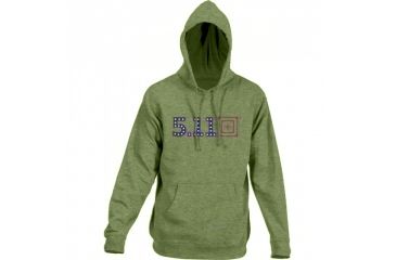 Image of 5.11 Tactical Men's Independence Hoodie w/ Anti Fade Graphics, Fatigue, L 42182AE-200-L