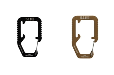 Image of 5.11 Tactical Hardpoint M2 Carabiner, Black, Kangaroo