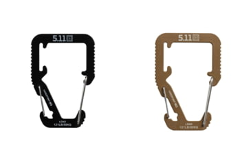 Image of 5.11 Tactical Hardpoint M3 Carabiner, Black, Kangaroo