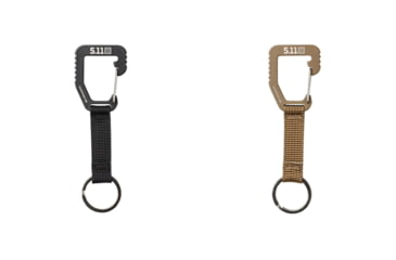 Image of 5.11 Tactical Hardpoint Mk1 Carabiner, Black, Kangaroo