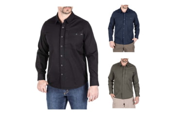 Image of 5.11 Tactical Legend Long Sleeve Shirt - Mens, Black, Peacoat, Ranger Green