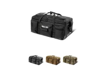 Image of 5.11 Tactical Mission Ready 3.0 90L Rolling Luggage, Black, Double Tap, Kangaroo, Ranger Green