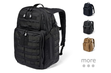 Image of 5.11 Tactical Rush24 2.0 Backpack 37l, Black, Dark Navy, Double Tap, Kangaroo, Multicam, Ranger Green