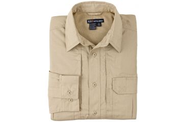 Image of 5.11 Tactical Taclite Pro Long Sleeve Shirt - Women's, TDU Khaki, XL, 62070-162-XL