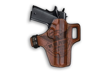 Image of We the People Holsters Springfield 1911 5 With Rail Only Independence Leather Owb Holster F6CDA74A, 6813997105250