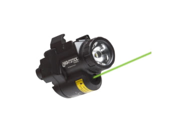Image of Nightstick TCM-5B Subcompact Weapon Light with Green Laser for Narrow Rail Models 650 Lumens Black C8927896, NITCM5BGL