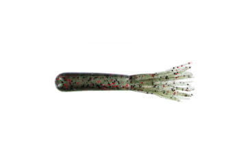 Image of Big Bite Baits Salt Tube Soft Baits, 10 per Pack, Smoke Red Pepper, 2.5 inch, TUB
